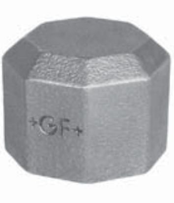 Zeskant Kap 1/2&quot; BSPP(F) Gietijzer Galva (HDG) - merk: GF