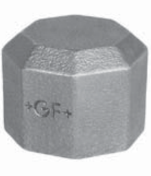 [SFGG-300-0.3/4] Zeskant Kap 3/4&quot; BSPP(F) Gietijzer Galva (HDG) - merk: GF